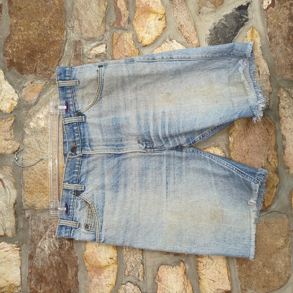 Levi's vintage leather tab shorts